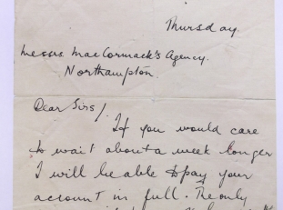 Errol Flynn's letter to Montague Jeffery's detectives
